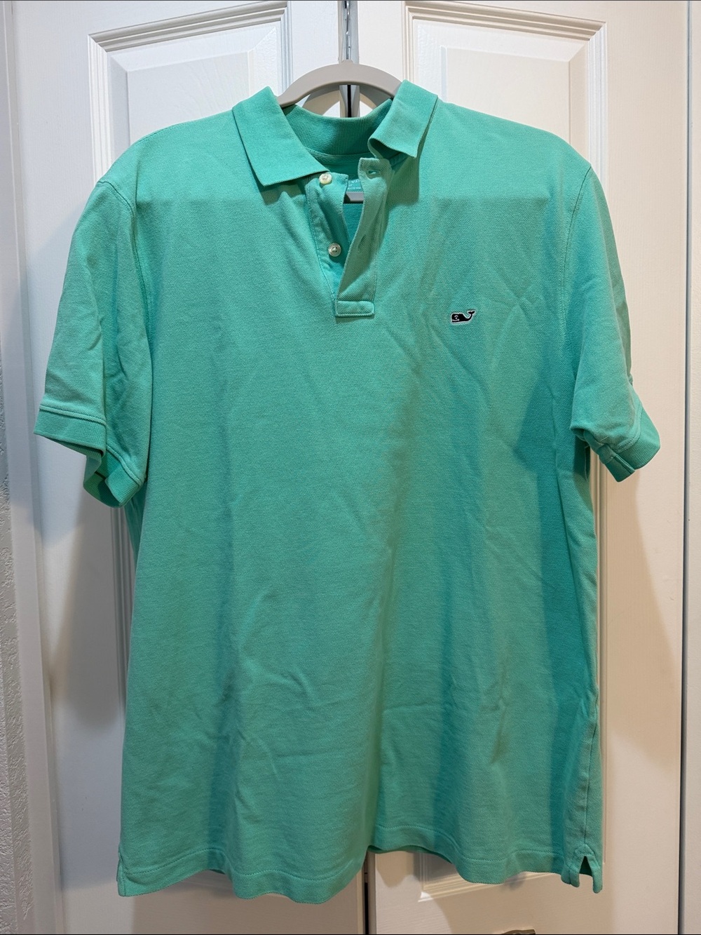 Vineyard Vines Classic Fit Men's Polo in Aqua Green Size Medium